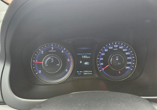 Hyundai i40 cena 40400 przebieg: 188000, rok produkcji 2015 z Ciechanowiec małe 781